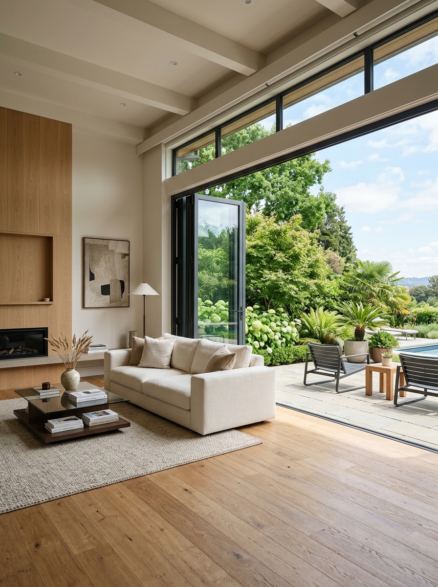 Concertina bi-fold doors